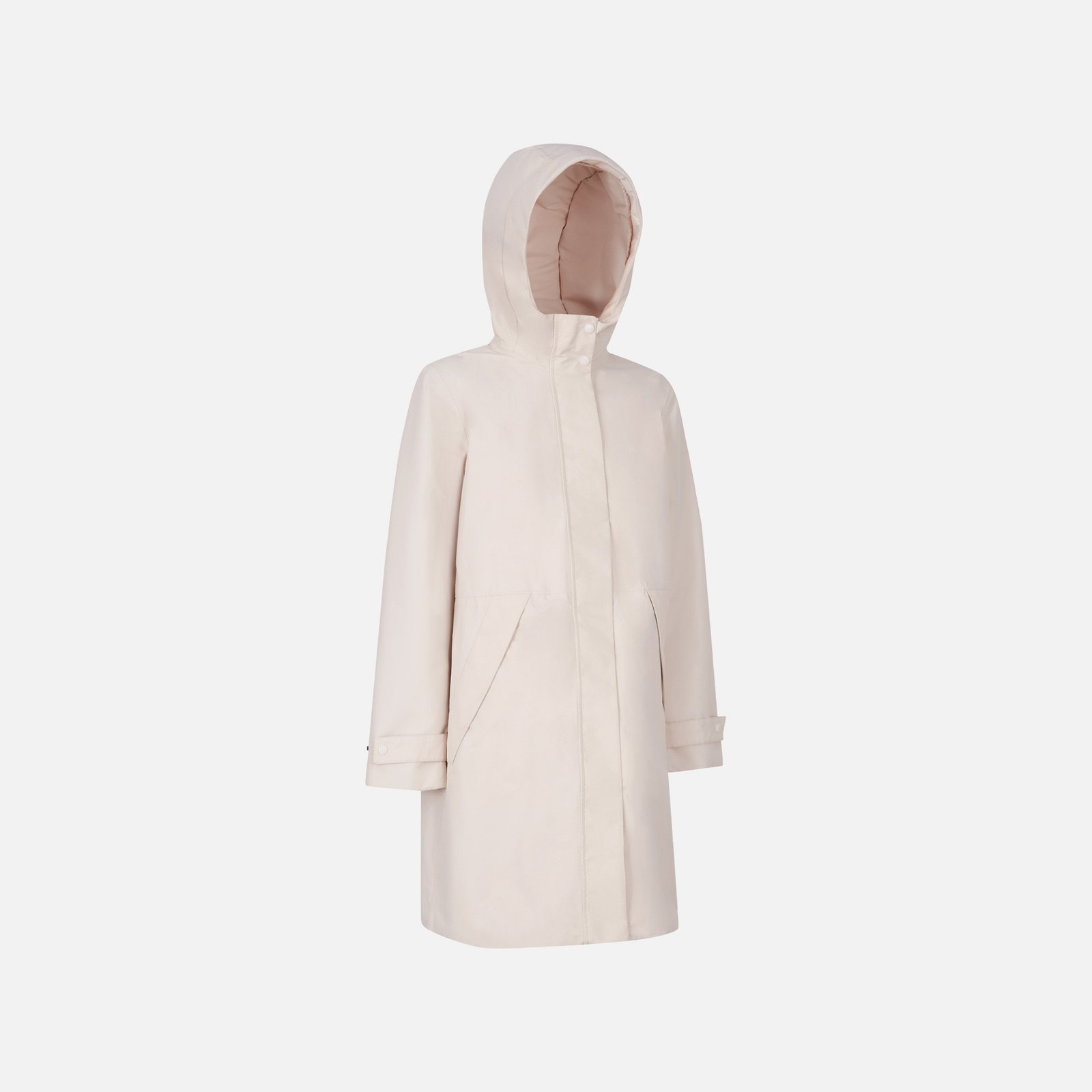 Geox Hoara Women's Parka – Light Pink - Image 3