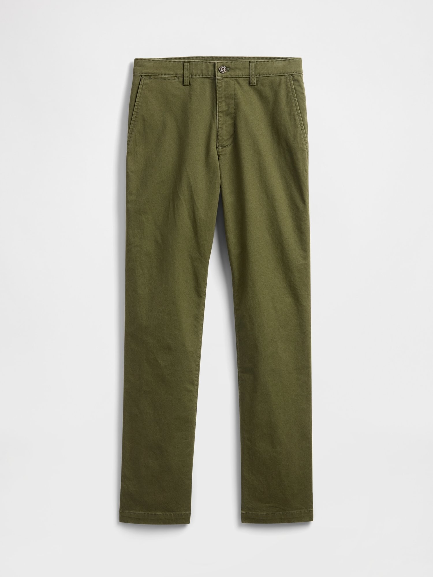 GAP Khaki Straight GapFlex Men's Trousers – Black - Image 6