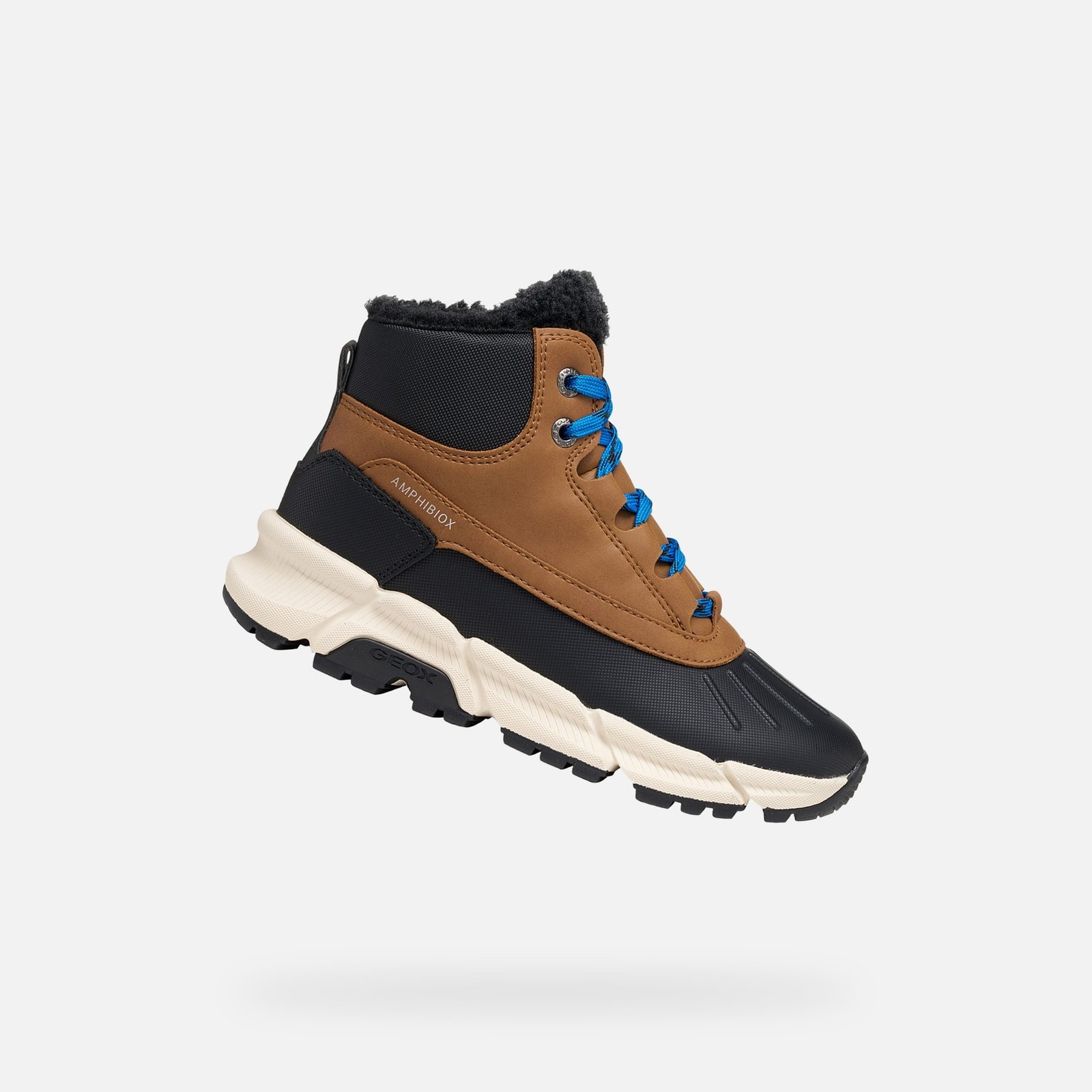 Geox Flexyper Plus Boys' Ankle Boots – Brown