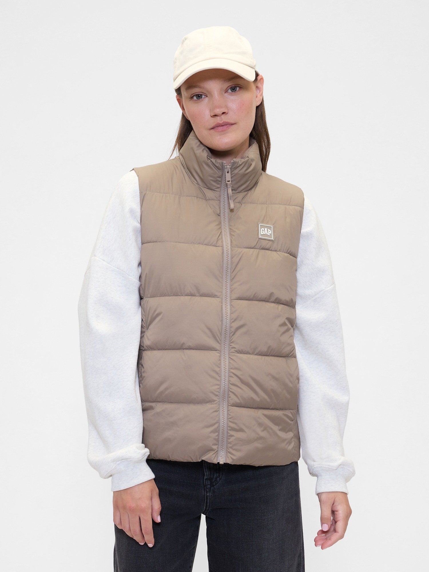 GAP Quilted ColdControl Women's Jacket – Brown