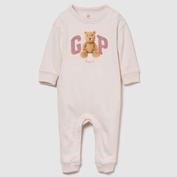 GAP Brannan Bear VintageSoft Baby Girls' Romper – Pink