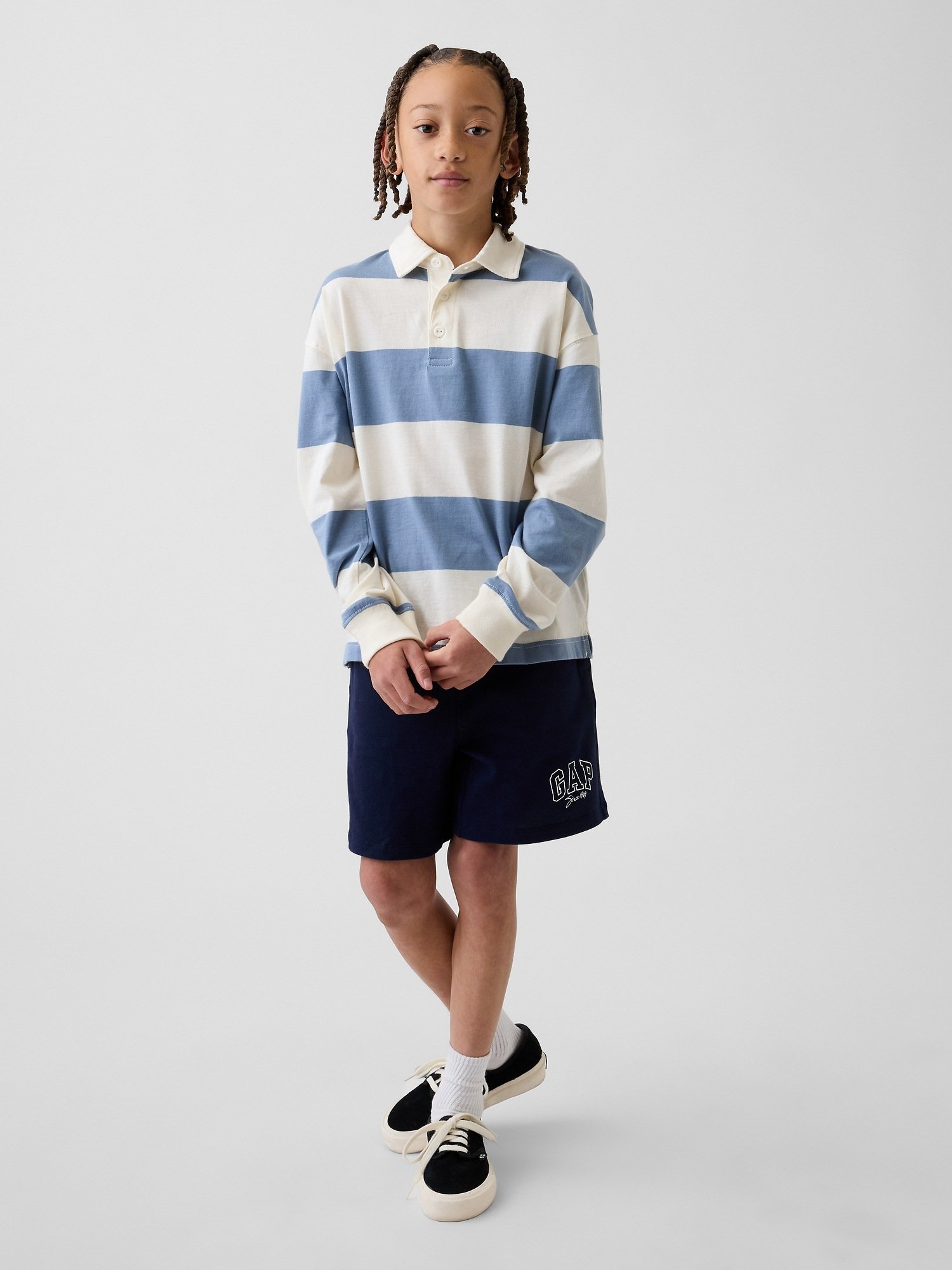 GAP Logo Boys' Shorts – Navy