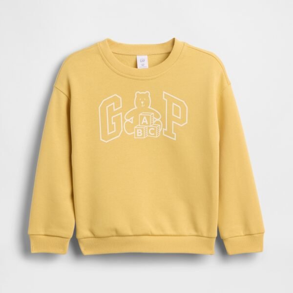 GAP Logo Brannan Bear Baby Boys' Sweatshirt – Yellow