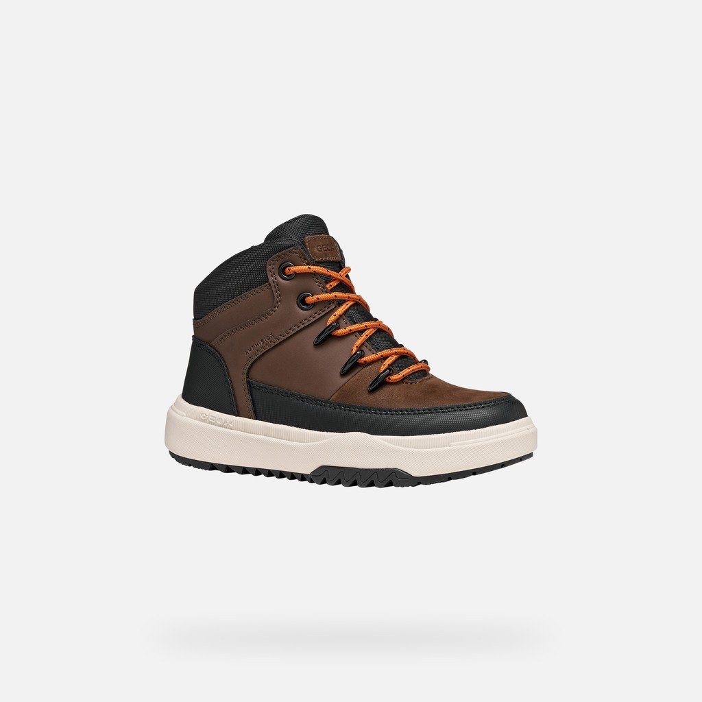 Geox Bunshee B ABX Boys' Ankle Boots – Dark Brown - Image 3