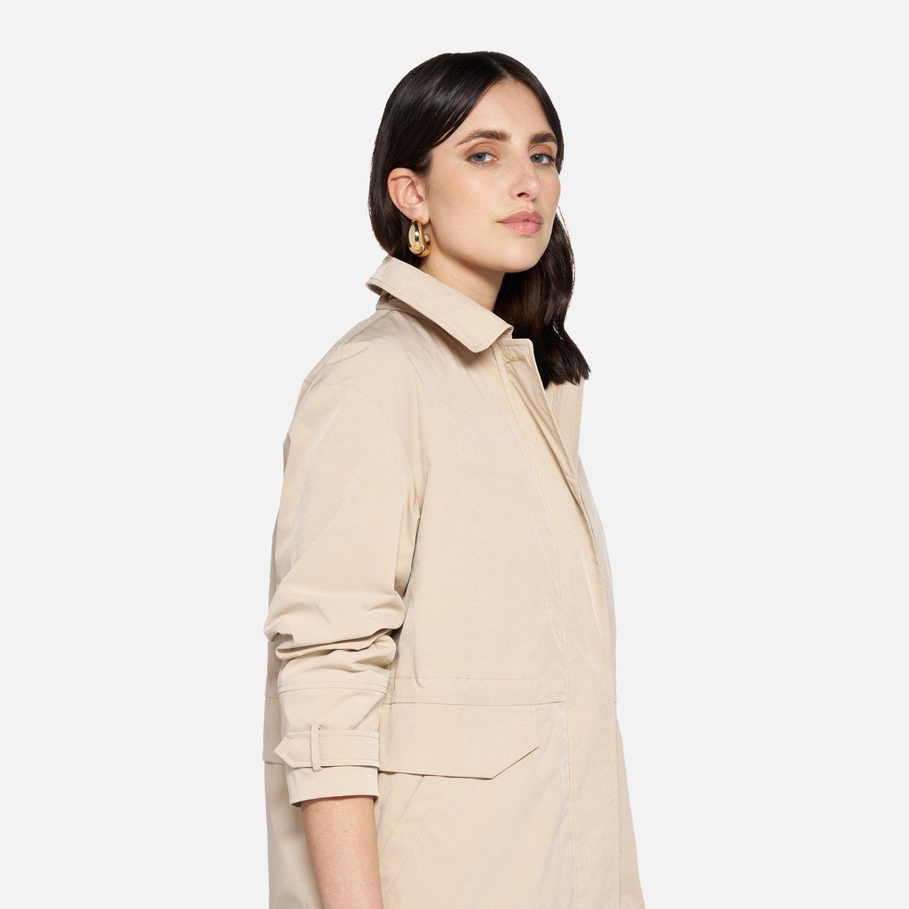 Geox Mantinea Women's Parka – Beige - Image 3