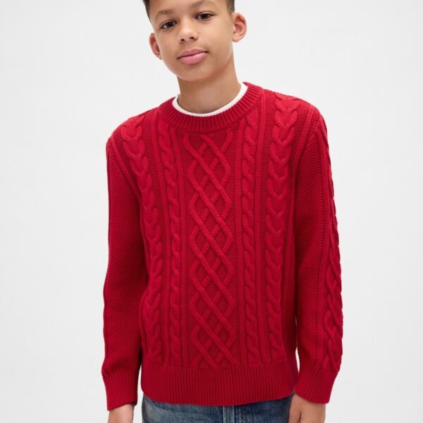 GAP Knit Boys' Sweater – Red