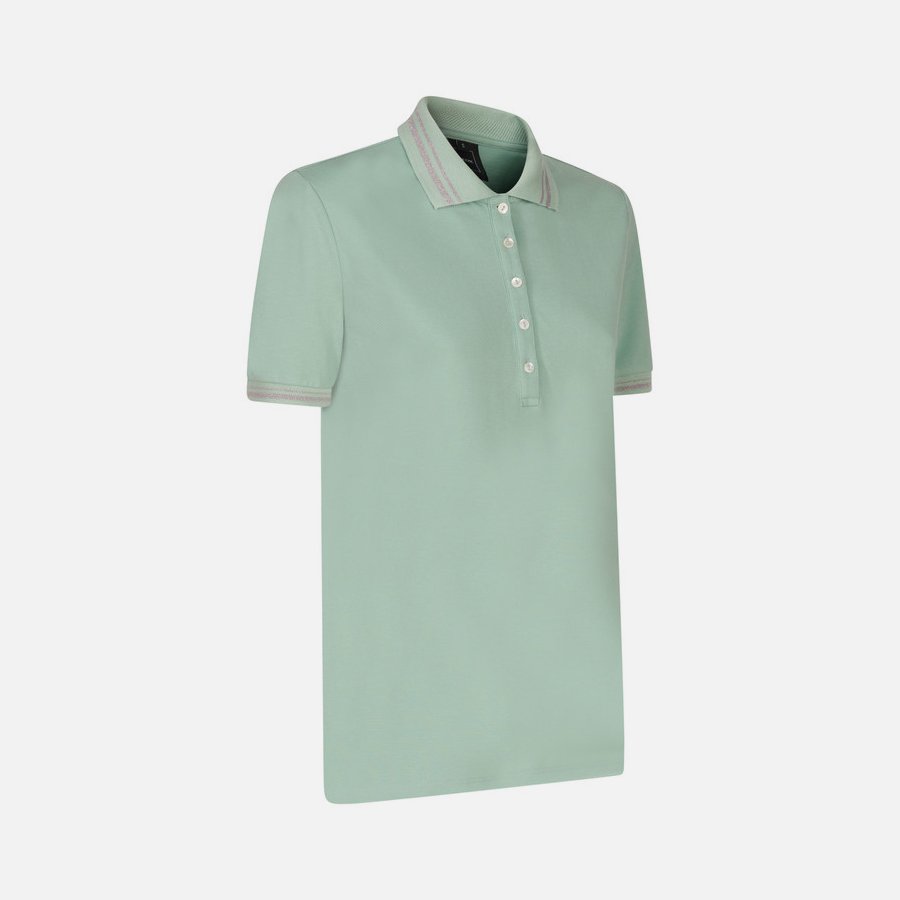 Geox Polo Women's T-Shirt – Turquoise - Image 2
