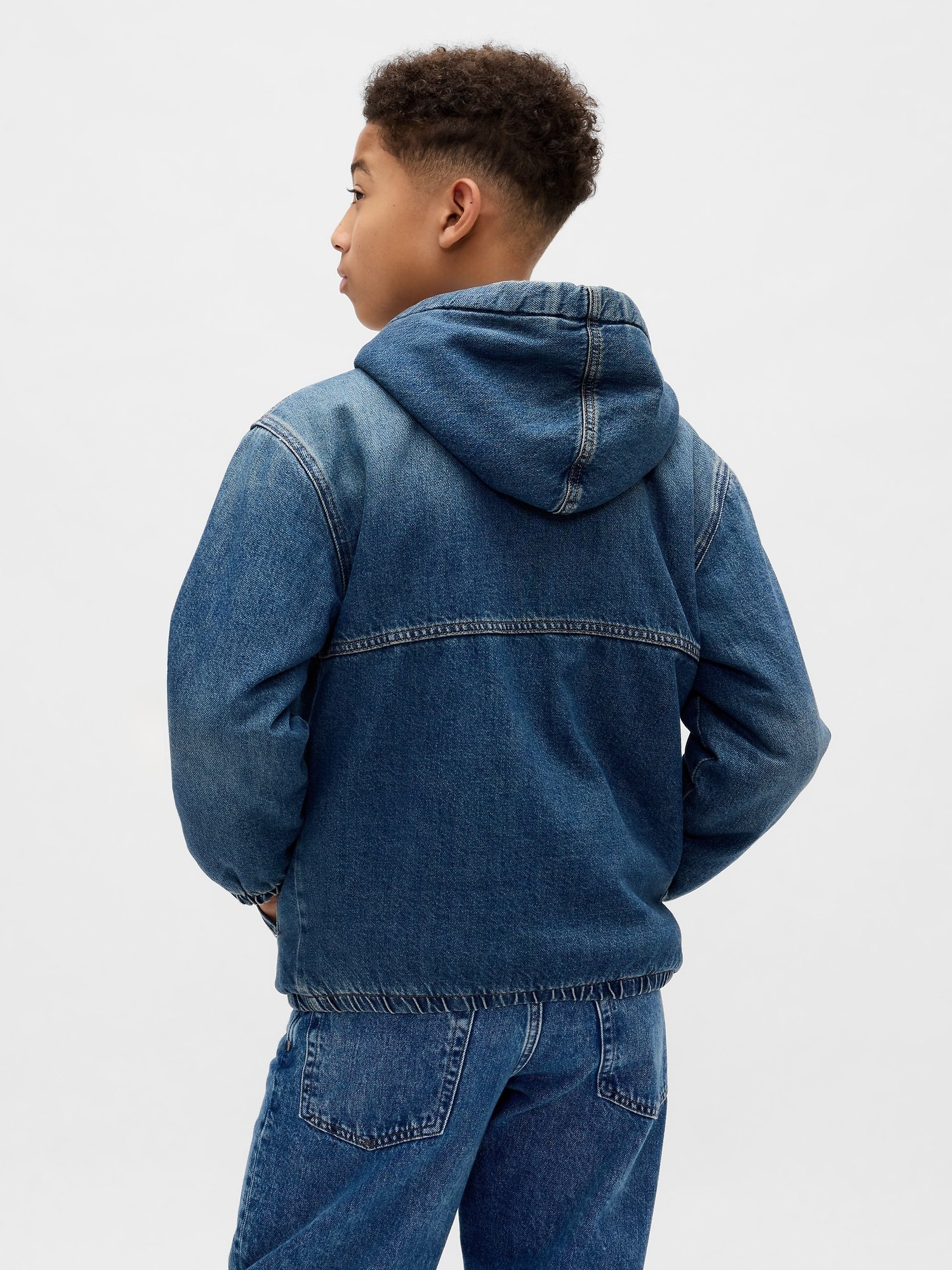 GAP Denim Boys' Jacket – Navy - Image 2