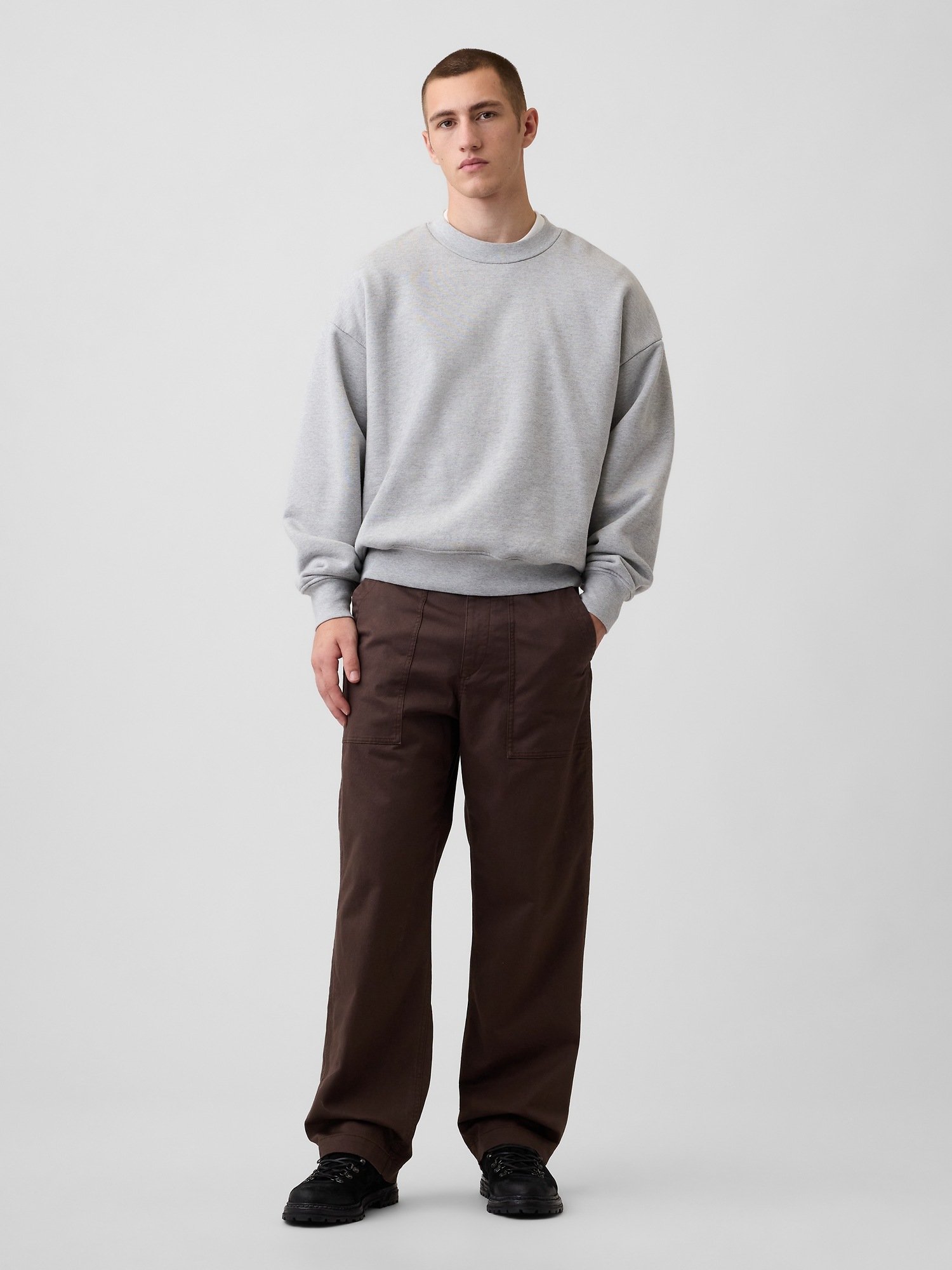 GAP Utility Baggy Men's Trousers – Brown