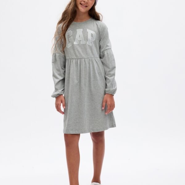 GAP Logo Girls' Dress – Grey