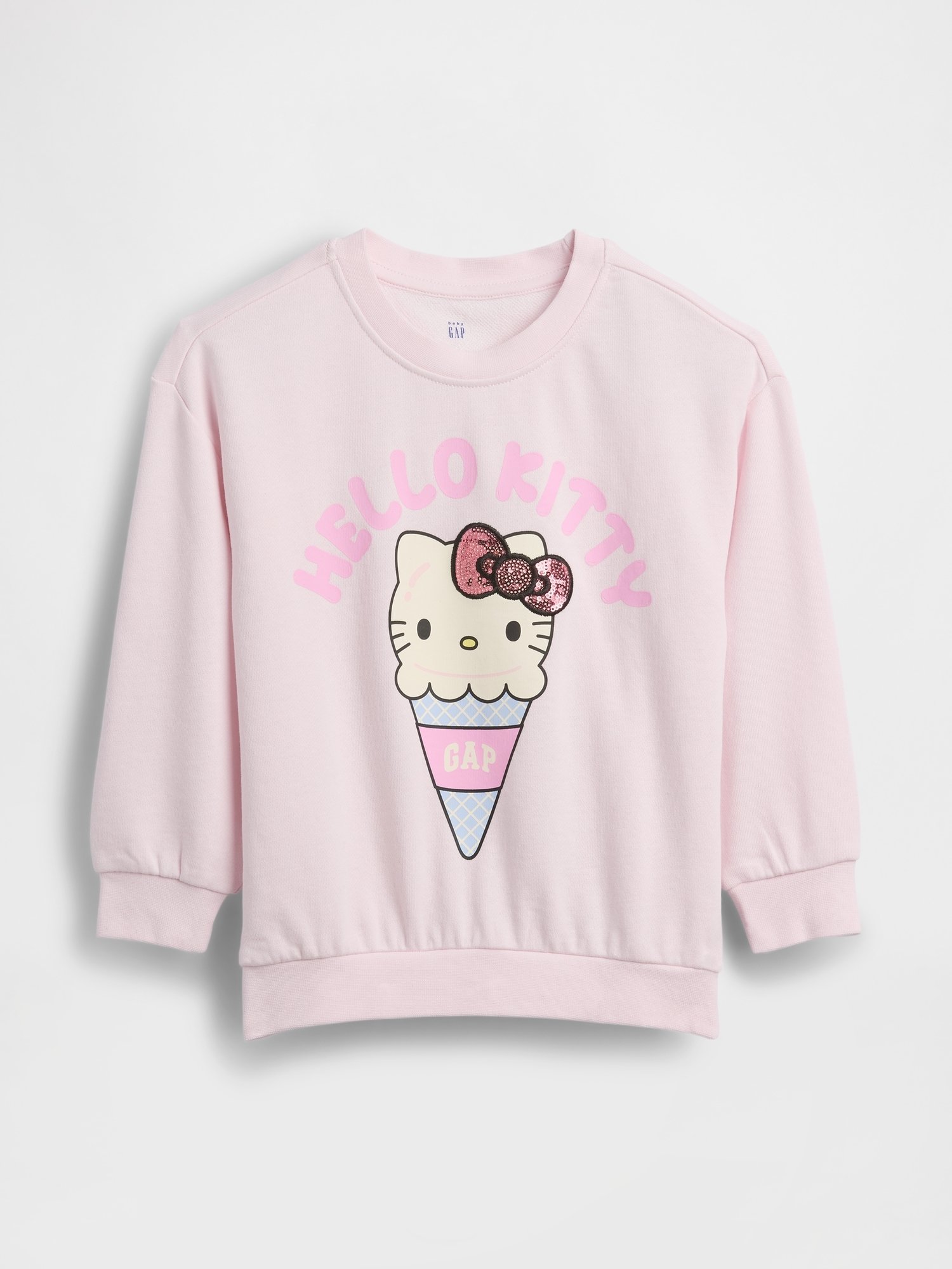 GAP Hello Kitty VintageSoft Baby Girls' Sweatshirt – Pink