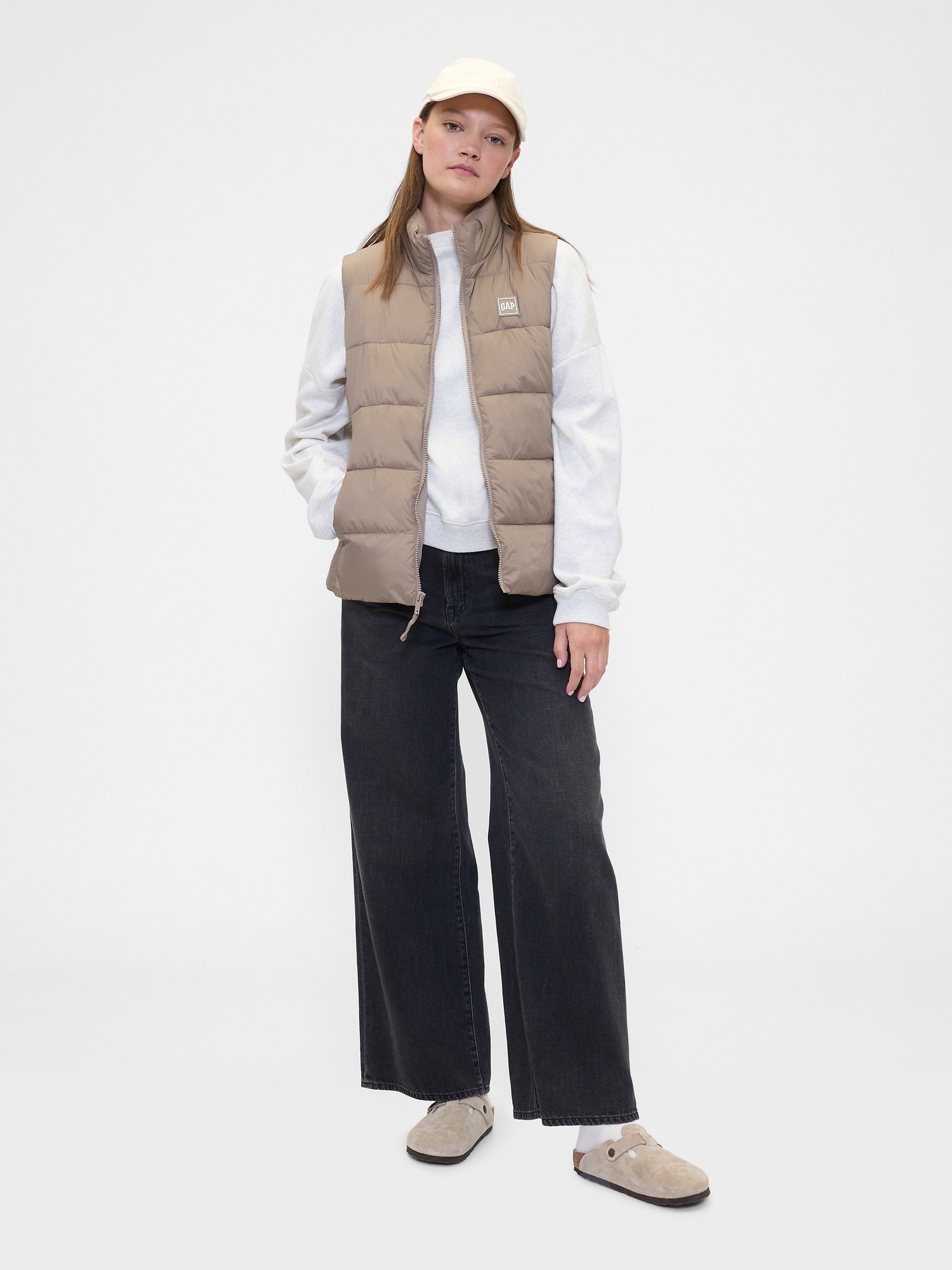 GAP Quilted ColdControl Women's Jacket – Brown - Image 2