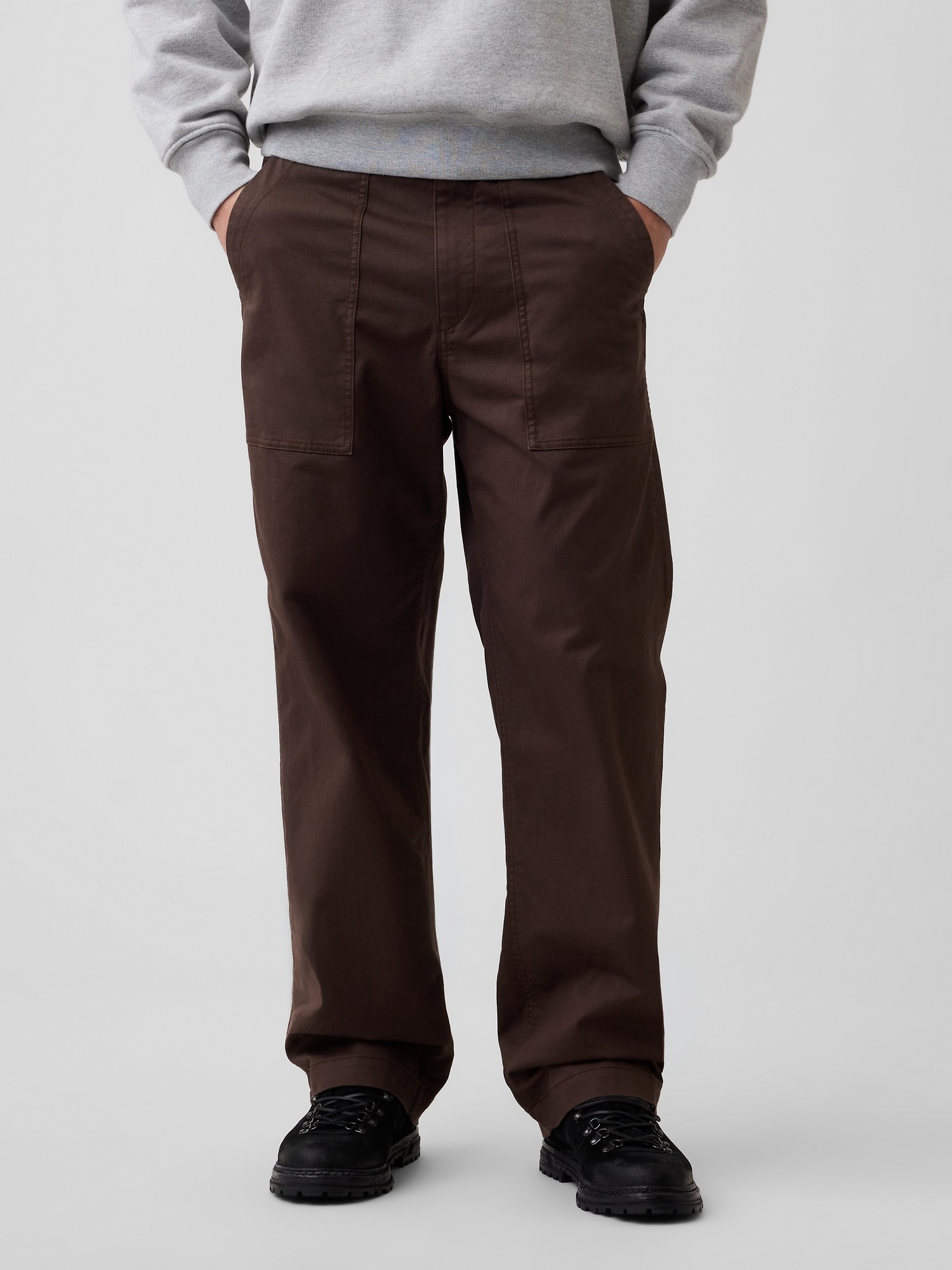 GAP Utility Baggy Men's Trousers – Brown - Image 2