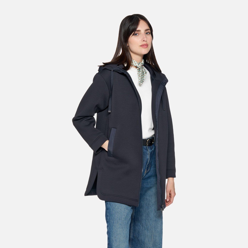 Geox Sweater Women's Parka – Navy