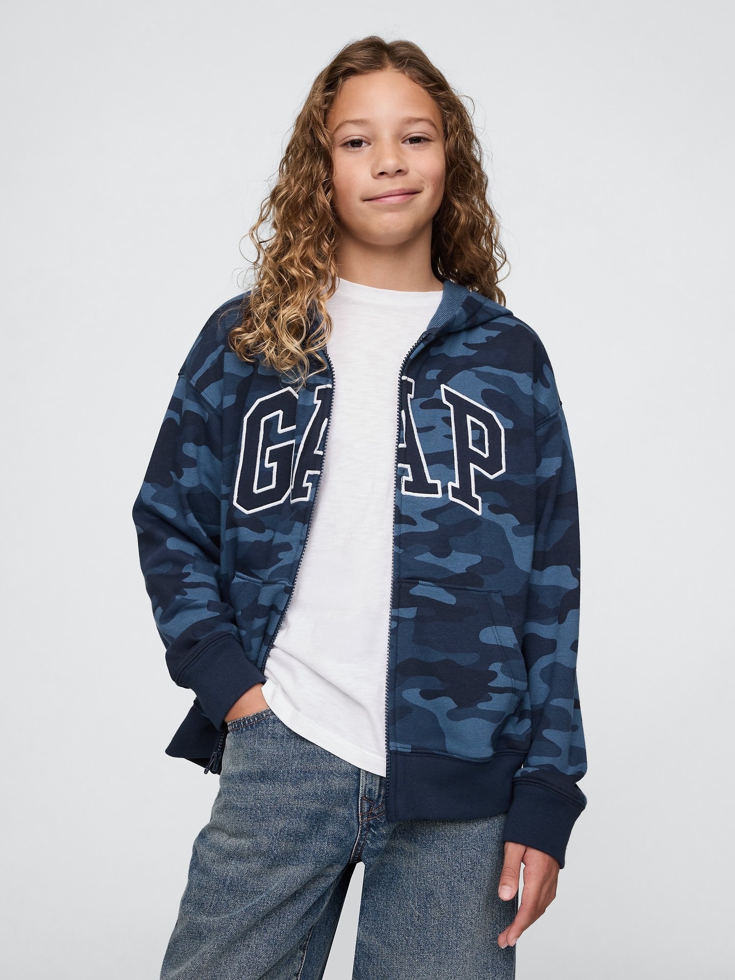 GAP Logo Boys' Sweatshirt – Navy