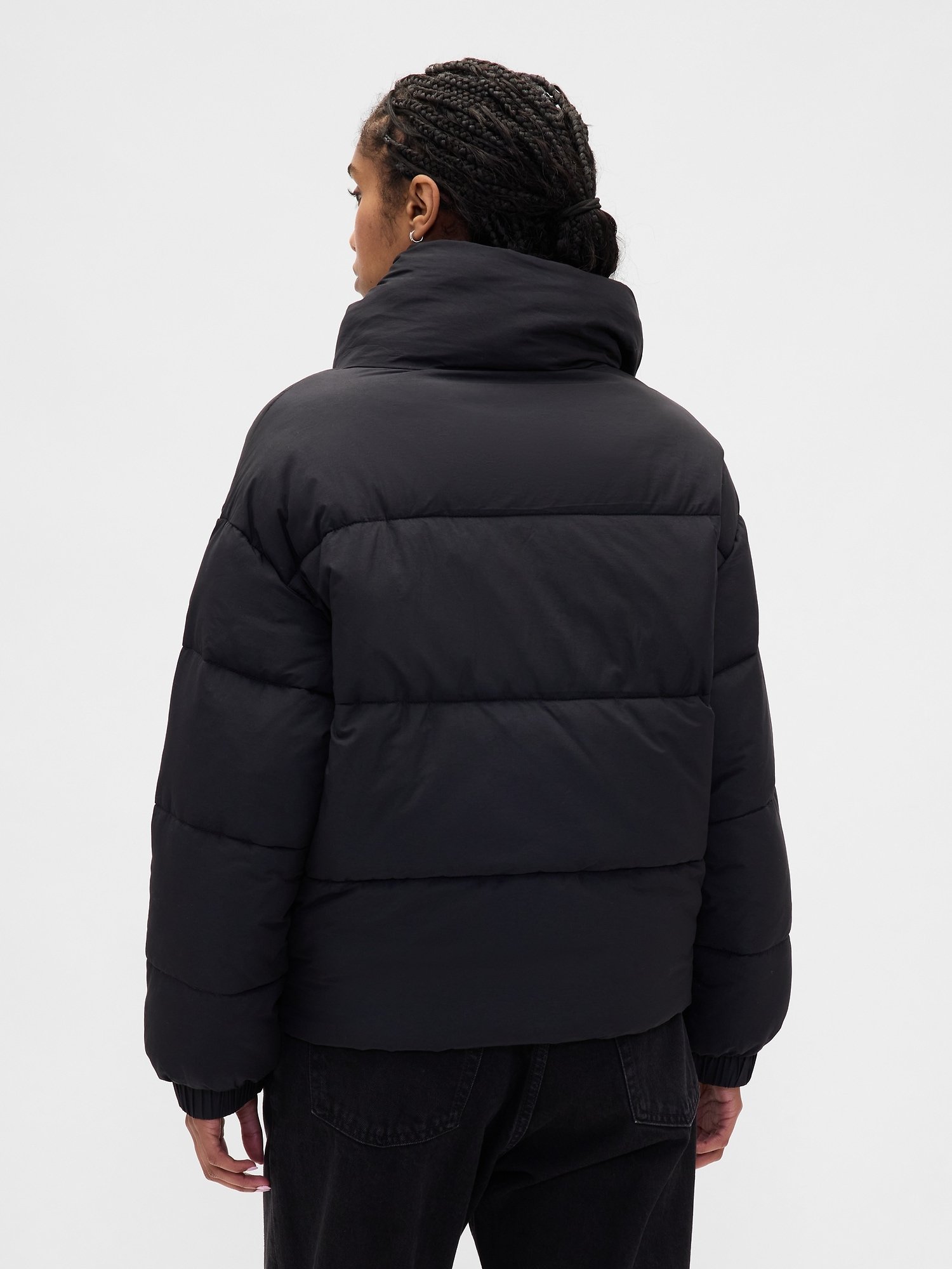 GAP Quilted Women's Jacket – Black - Image 3