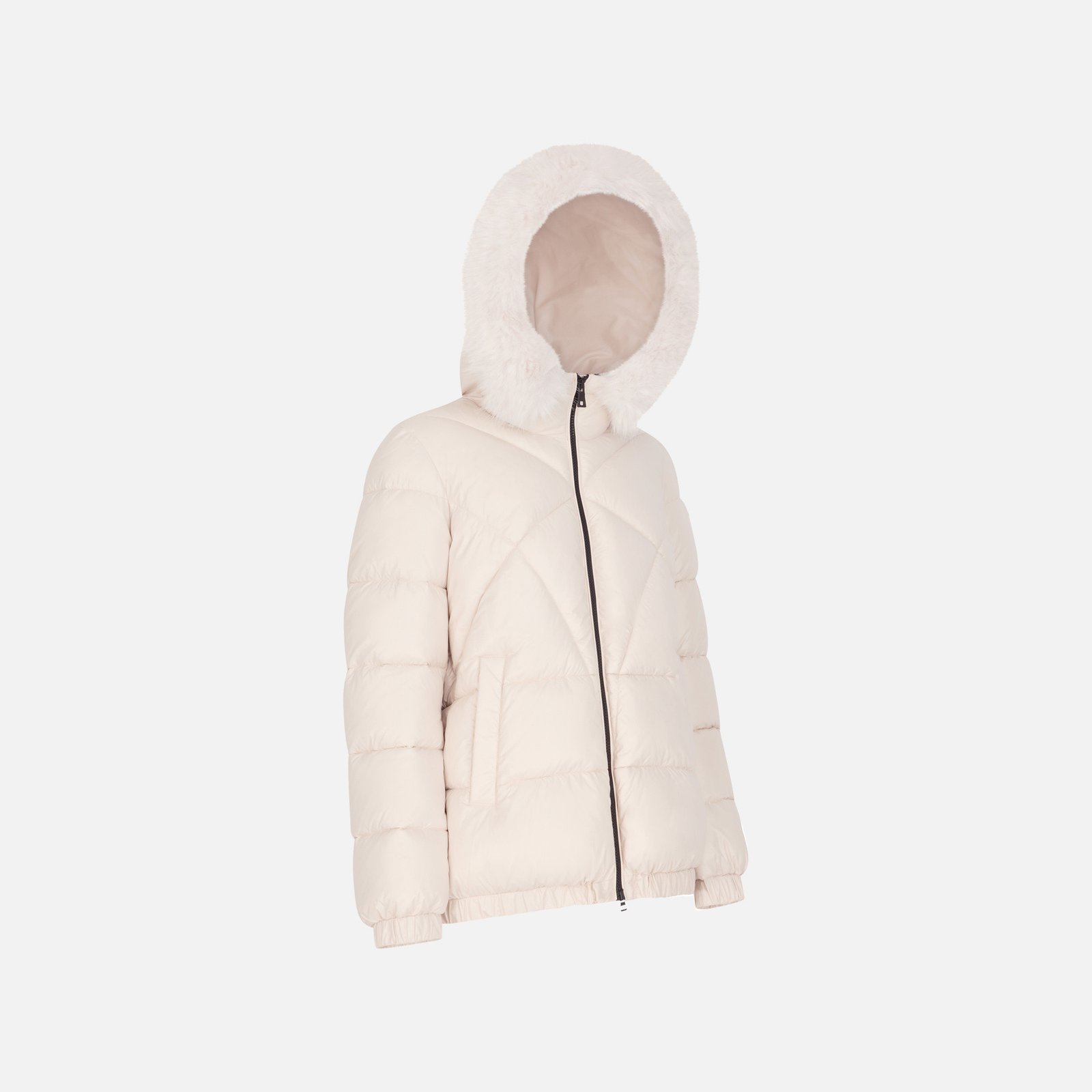 Geox Backsie Women's Down Jacket – Cream - Image 3