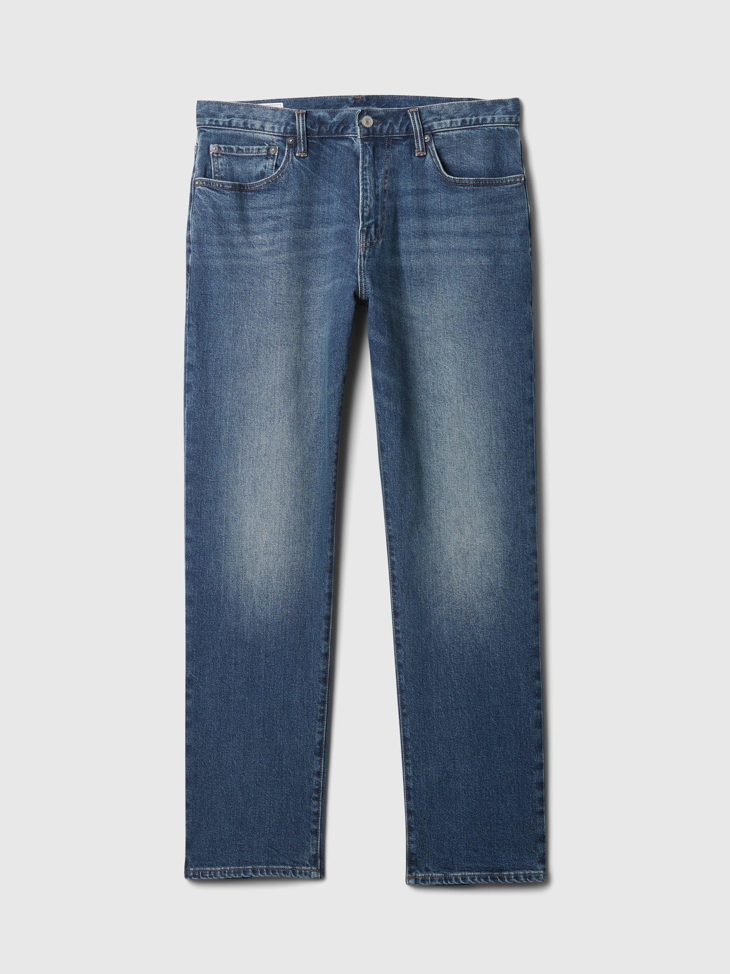 GAP Straight GapFlex Men's Jeans – Navy - Image 6