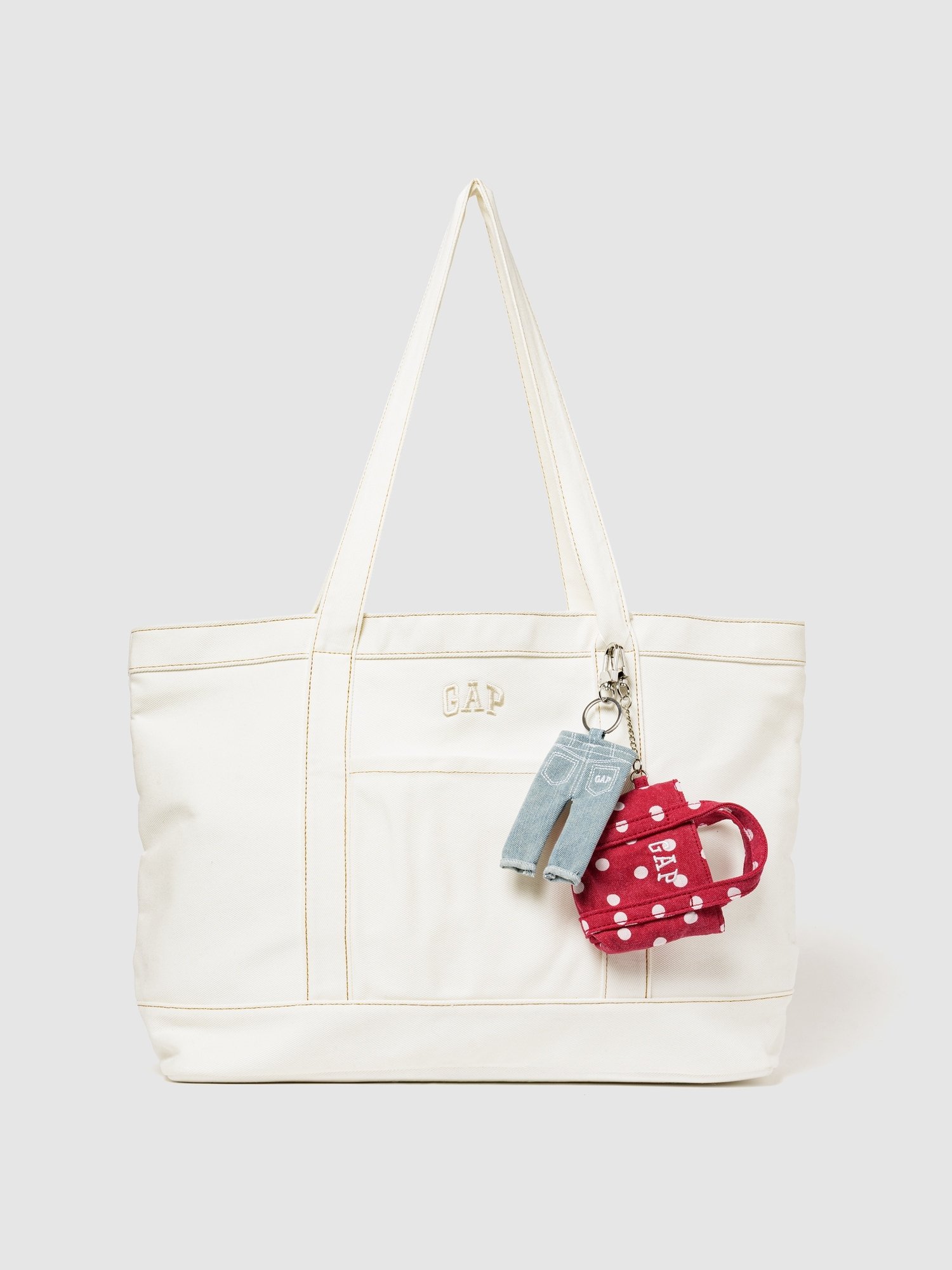 GAP Logo Denim Women's Accessory – White - Image 4