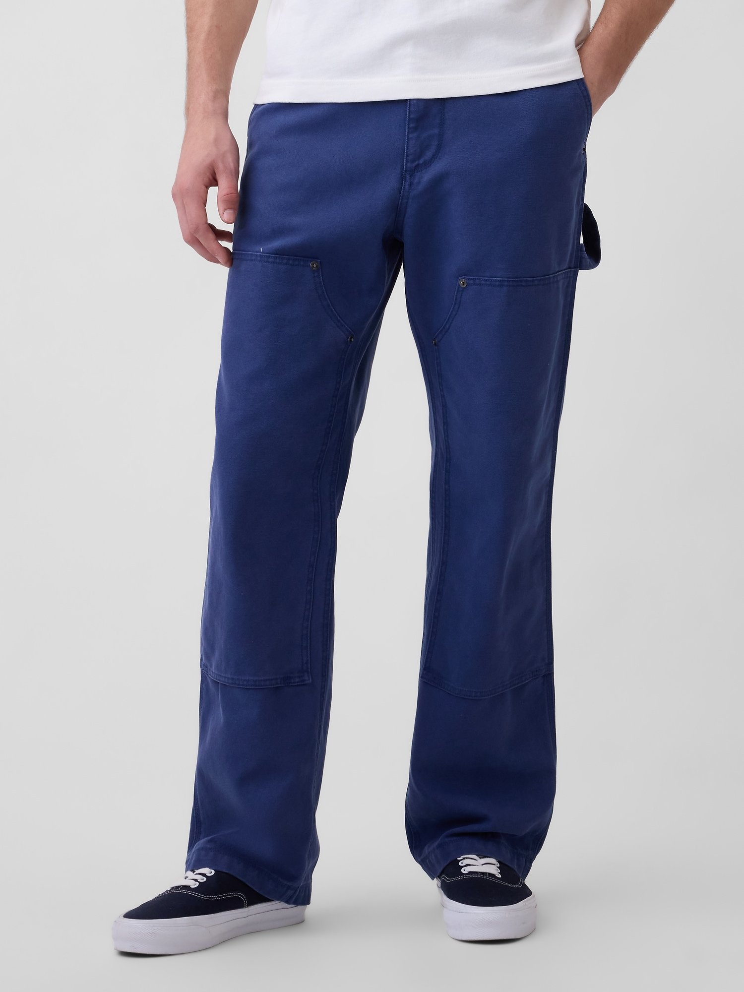 GAP 90s Loose Carpenter Men's Trousers – Navy - Image 2