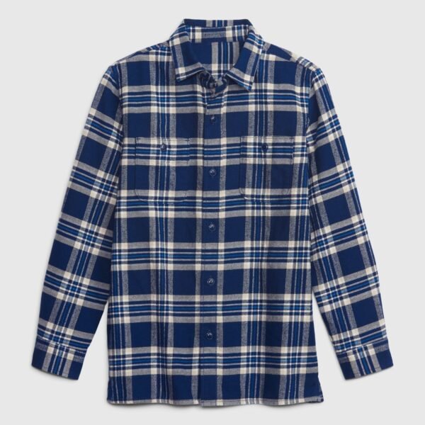 GAP Flannel Boys' Shirt – Navy