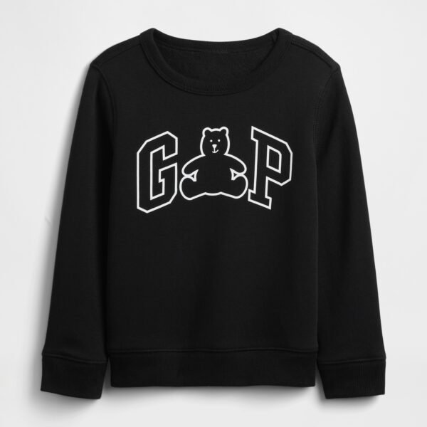 GAP Logo Brannan Bear Baby Boys' Sweatshirt – Black