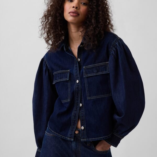 GAP Denim HFR Women's Shirt – Navy