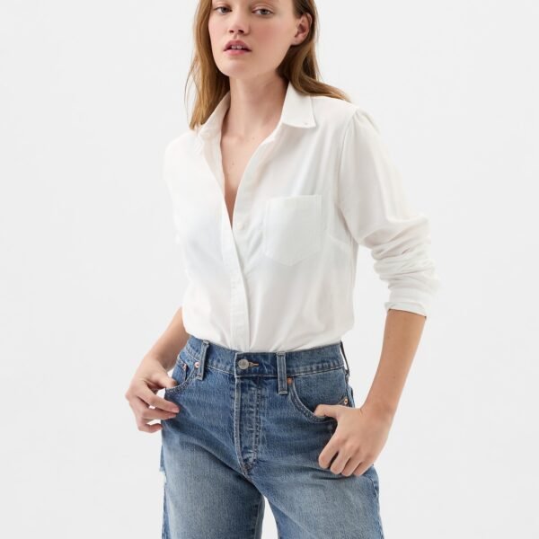 GAP Logo Oxford Women's Shirt – White