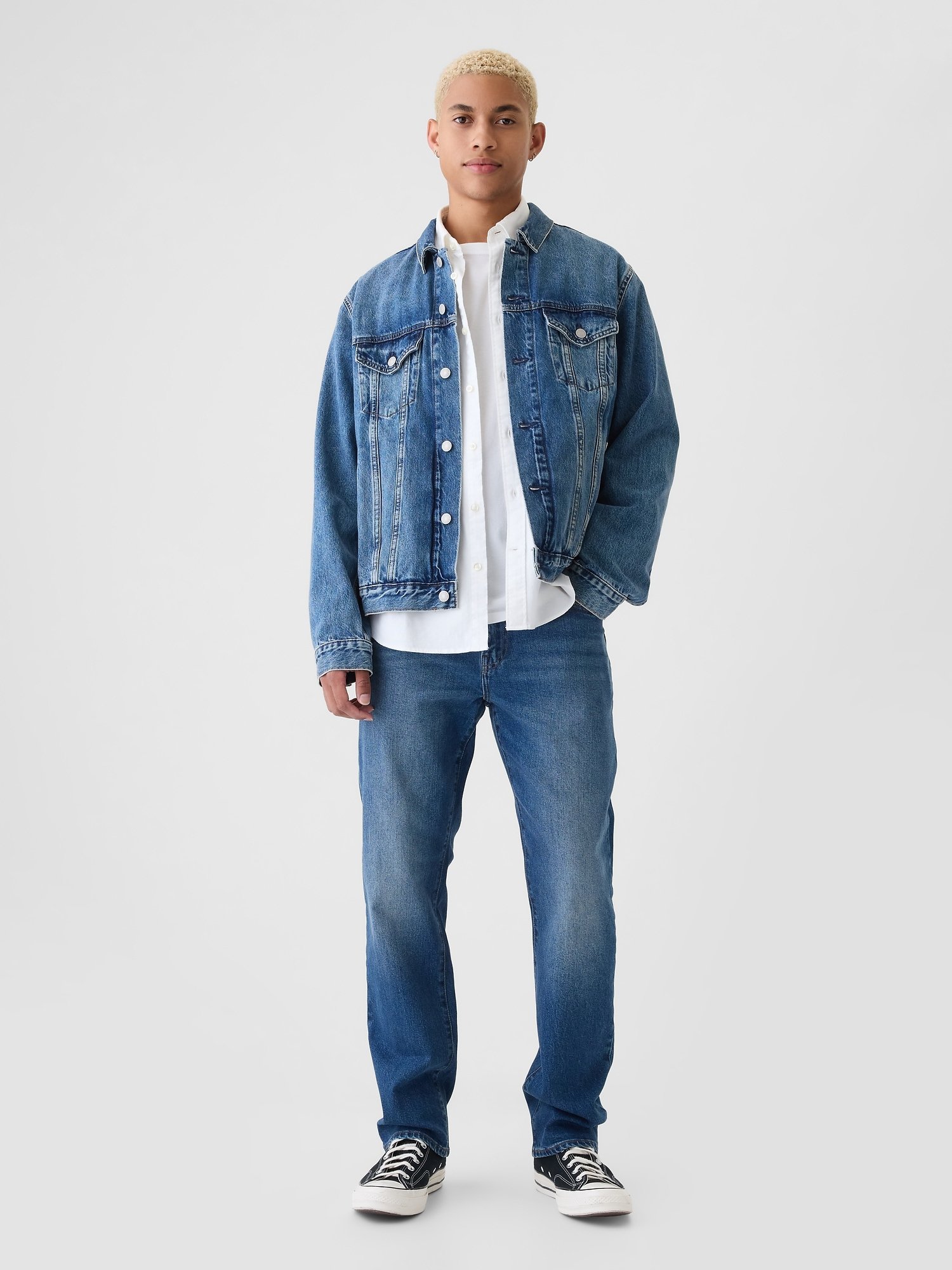 GAP Straight GapFlex Men's Jeans – Navy