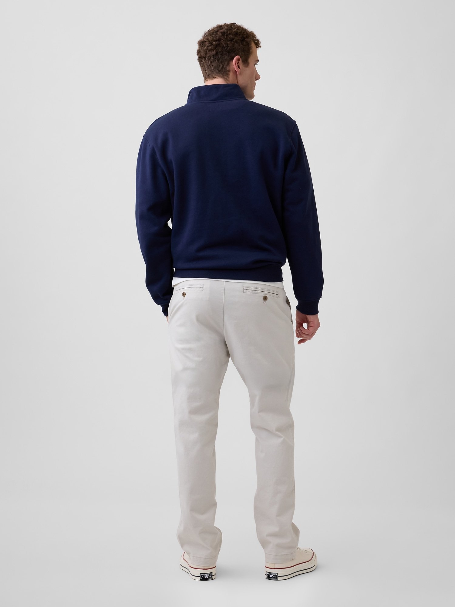 GAP Khaki Straight GapFlex Men's Trousers – Grey - Image 2