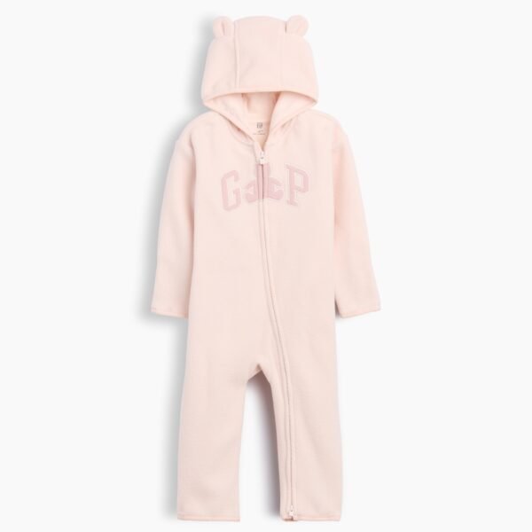 GAP Logo Brannan Bear Baby Girls' Romper – Pink