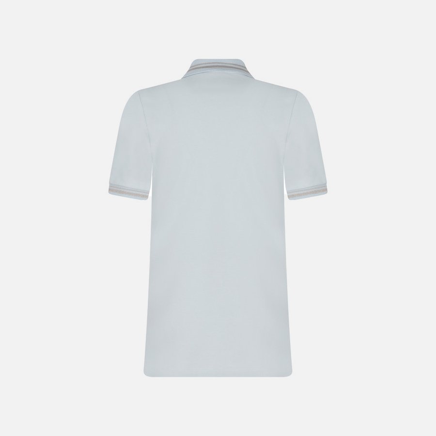 Geox Polo Women's T-Shirt – Light Blue - Image 4