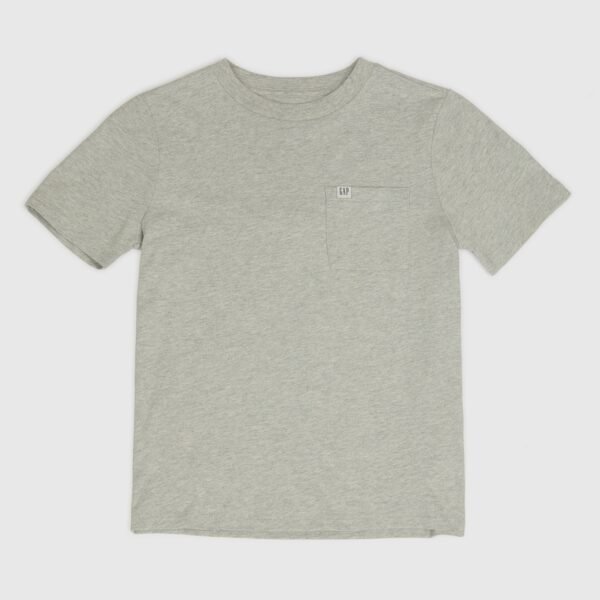 GAP Logo Boys' T-Shirt – Grey