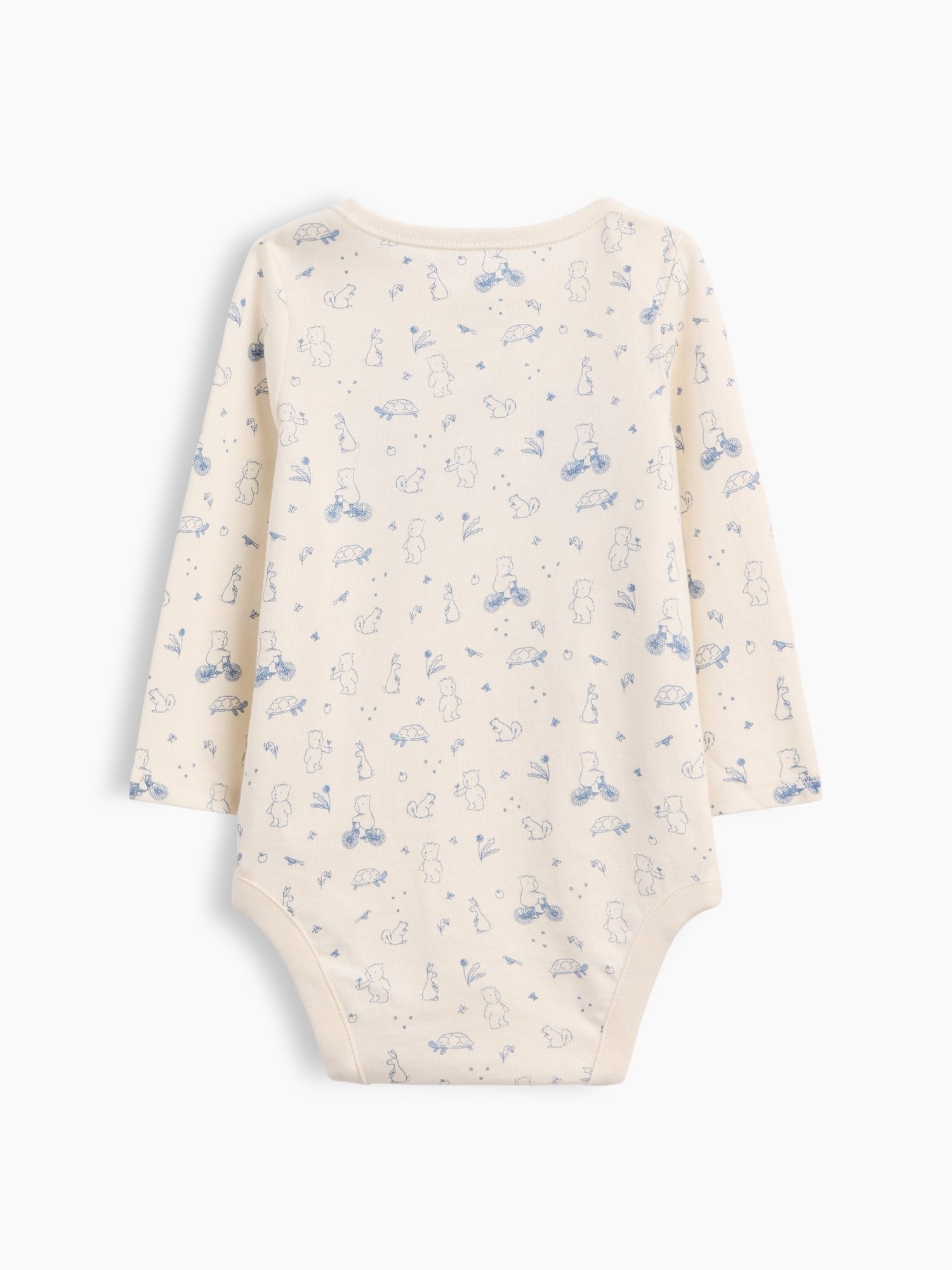 GAP Logo Brannan Bear Baby Boys' Bodysuit – Beige - Image 2
