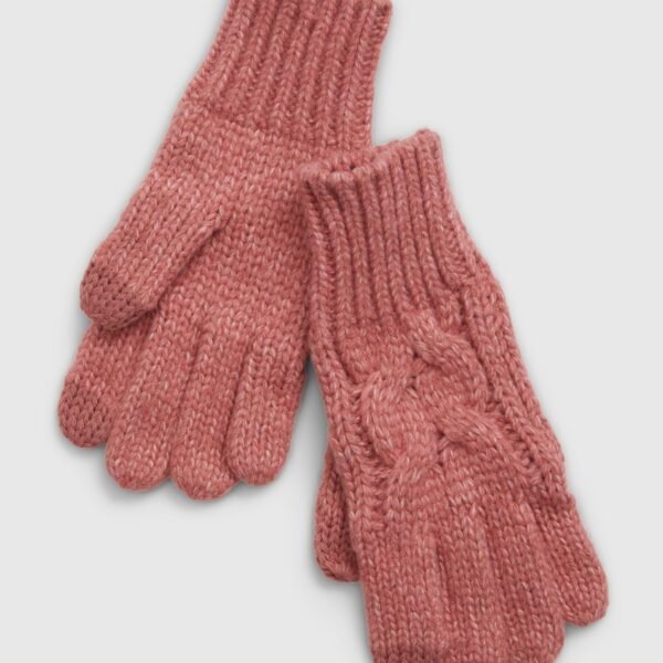 GAP Knit Girls' Gloves – Pink