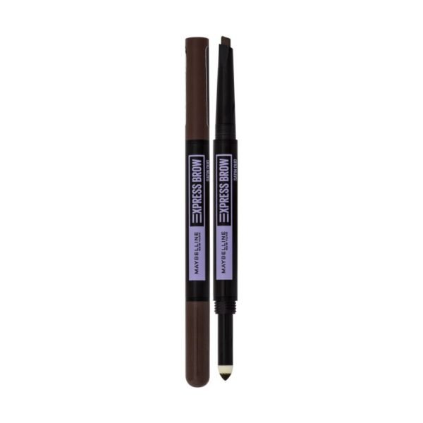 Maybelline Express Brow Satin Duo Eyebrow Pencil Dark Brown 0,71 g